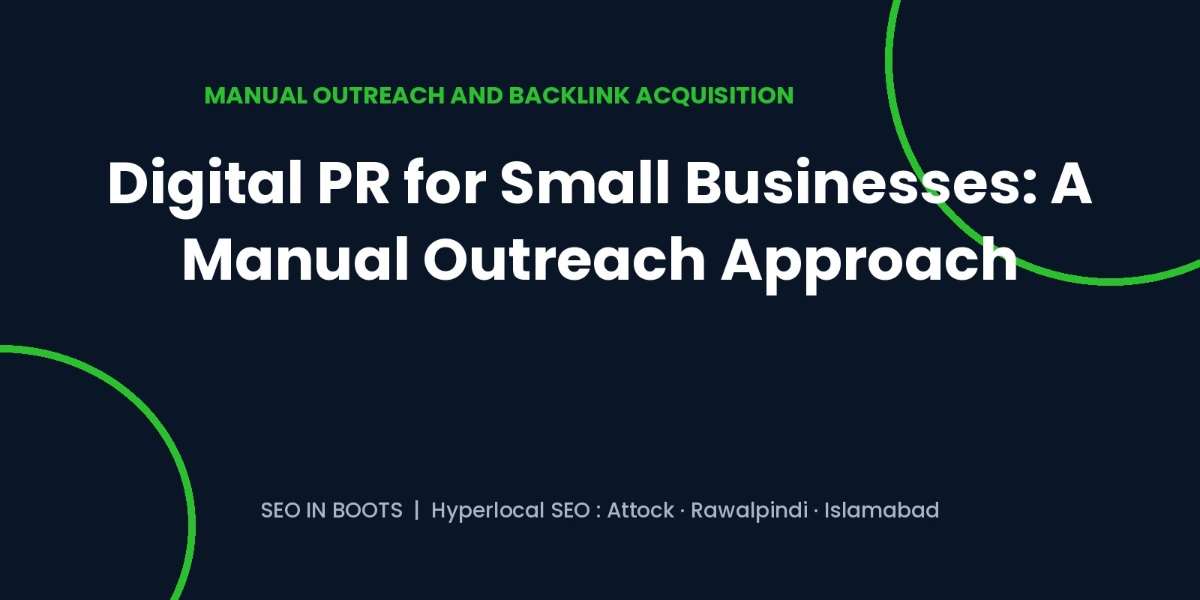 digital PR for small businesses outreach process illustration