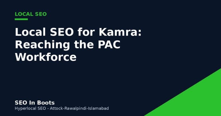 Local SEO for Kamra: Reaching the PAC Workforce and Their Families