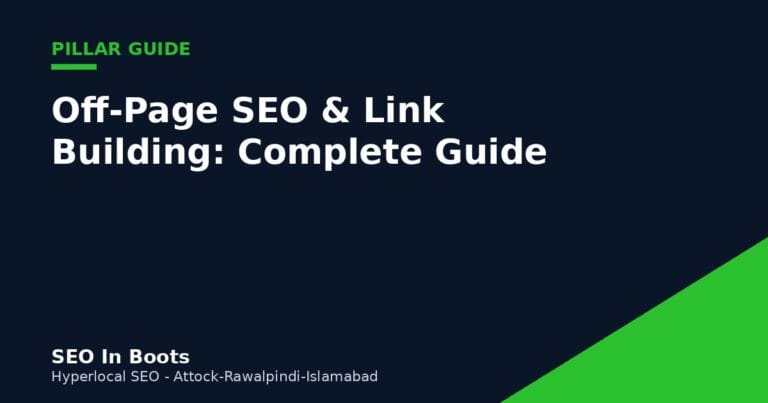 Off-Page SEO and Link Building in Pakistan: The Complete Guide (2026)