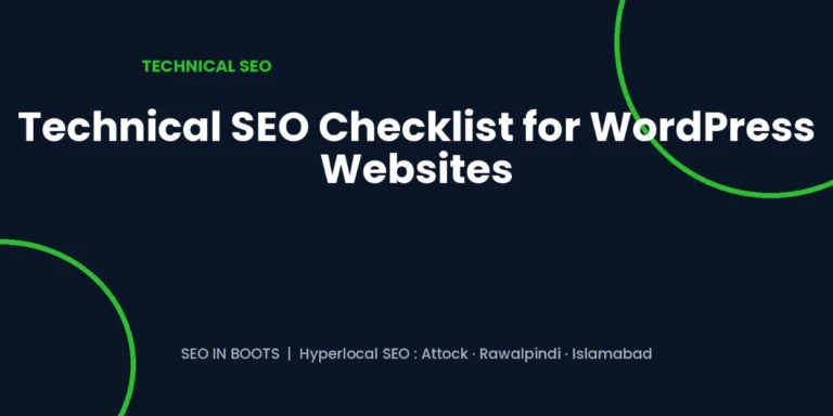 Technical SEO checklist WordPress illustration