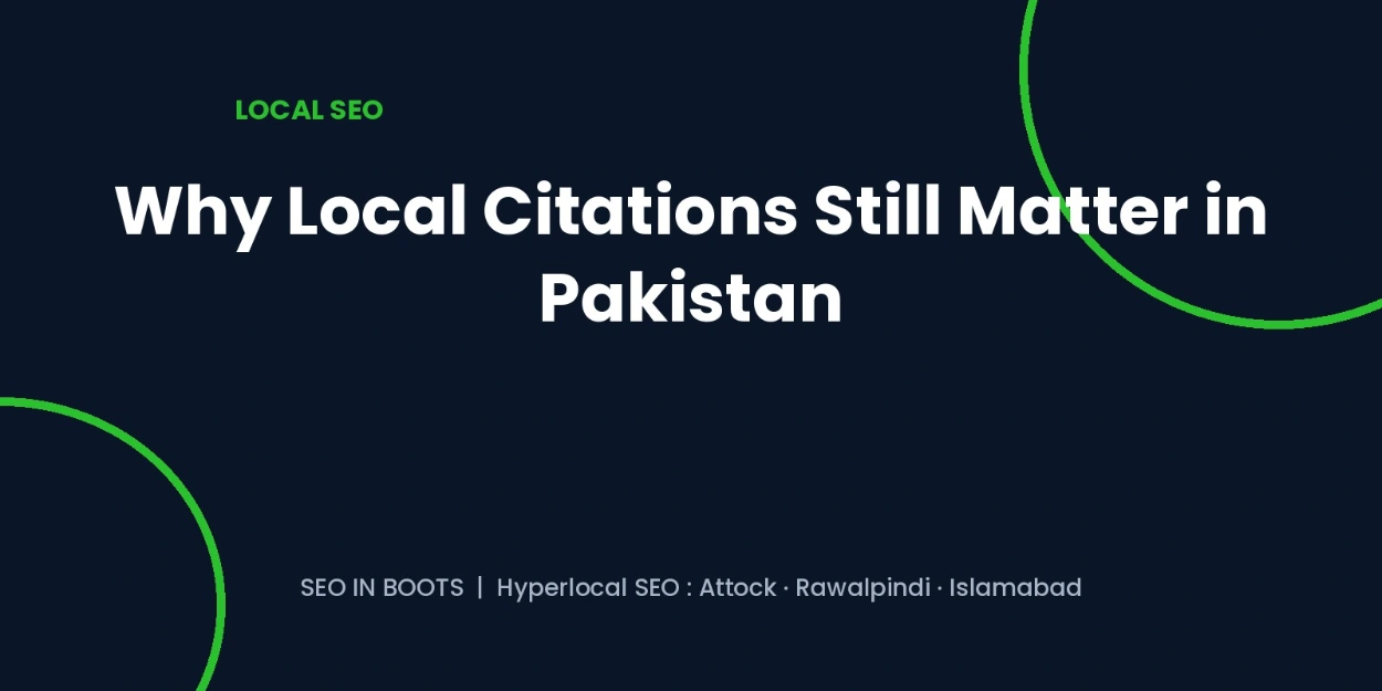 Local citations Pakistani businesses illustration