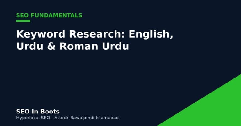 keyword research Pakistani businesses guide